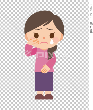 悲しむ女性 悲しむ女性 86914822