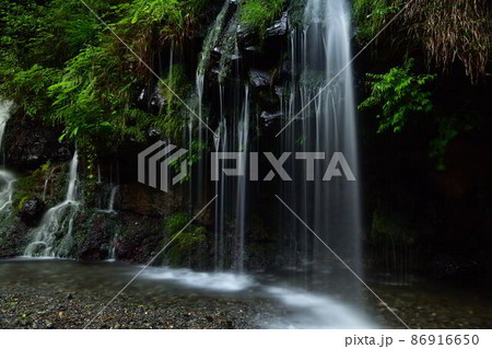 静岡県富士宮市　陣馬の滝 86916650