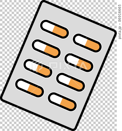 Pictogram of capsule medicine 86916665