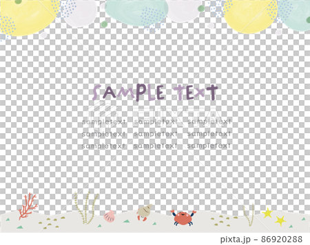 Fun sea frame with POP 86920288