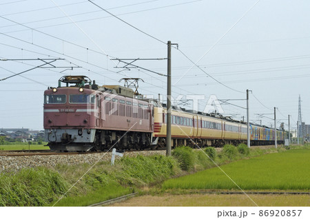 北陸本線　東富山－富山　JR西日本　EF81-106＋485系　K01編成＋103系 86920857