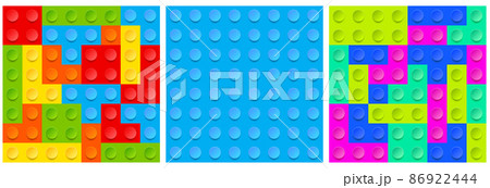 Textures of plastic block toy with colorful bricks Textures of plastic block toy with colorful bricks 86922444