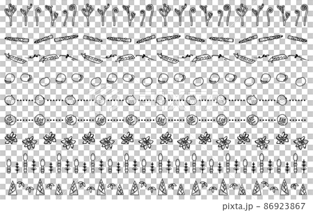 Spring vegetables decoration line 1 color 86923867