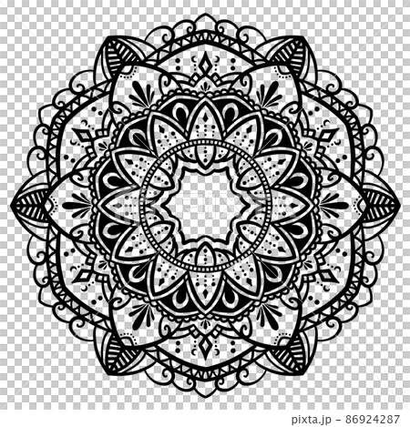 曼陀羅藝術（指甲花曼海蒂線條藝術） 86924287