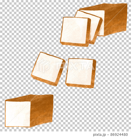 食パンのイラスト 食パンのイラスト 86924480