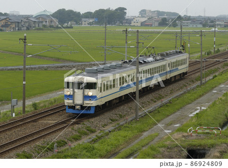 北陸本線　加賀笠間－美川　JR西日本　475系　A16編成（金沢） 86924809