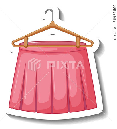 Pink pleated skirt with coathanger Pink pleated skirt with coathanger 86925660