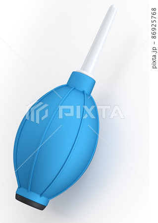 Hand air blower bulb for camera isolated on white background. Hand air blower bulb for camera isolated on white background. 86925768
