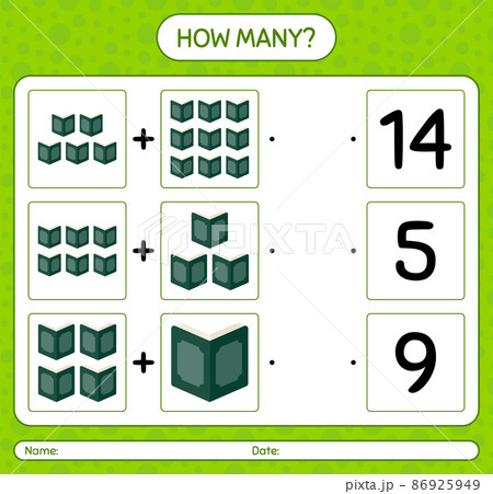 How many counting game with quran. worksheet for preschool kids, kids activity sheet, printable worksheet How many counting game with quran. worksheet for preschool kids, kids activity sheet, printable worksheet 86925949
