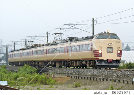 北陸本線　福井－森田　JR西日本　485系　K11編成（金沢）　加越 86925972