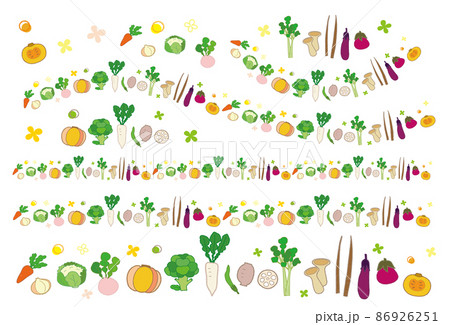 野菜のライン セット 86926251