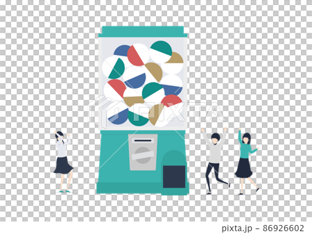 みんな大好き 日本のガチャガチャ!なイラスト素材 みんな大好き 日本のガチャガチャ!なイラスト素材 86926602