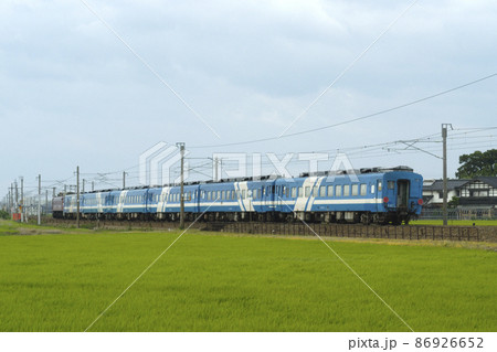 北陸本線　加賀笠間－美川　EF81-45（敦賀）＋キハ53　小浜線　廃車 86926652