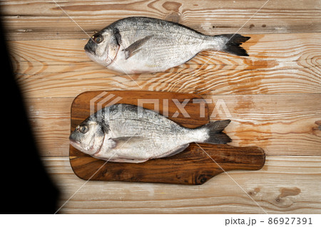 Orata Fish Isolated, Fresh Dorado, Seabream 86927391