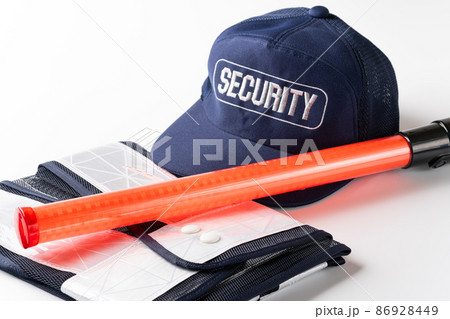 警備員のイメージ　警備の装備品 86928449