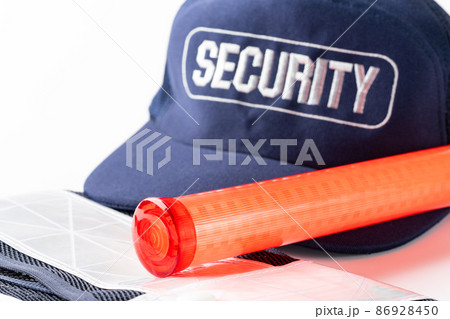 警備員のイメージ　警備の装備品 86928450