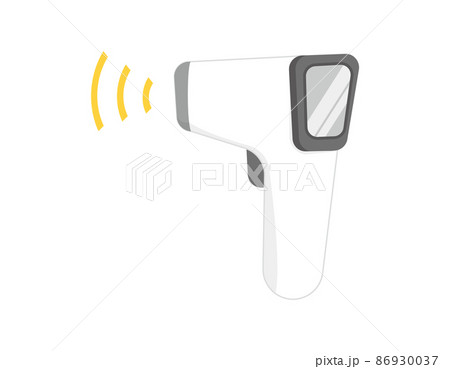 体温計　非接触体温計　  ベクターイラスト 86930037