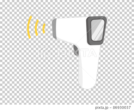 体温計　非接触体温計　  ベクターイラスト 86930037