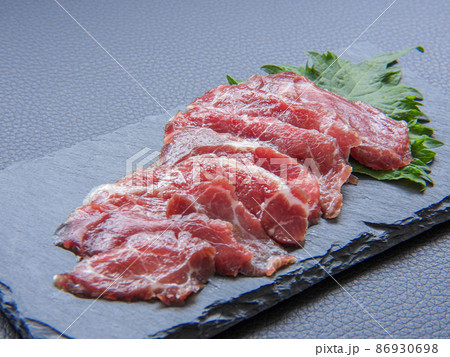 馬刺しの皿盛り 馬刺しの皿盛り 86930698