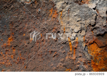 rusty iron texture over 10 years 86930909