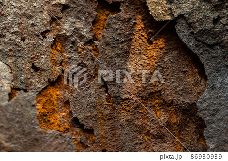 rusty iron texture over 10 years 86930939
