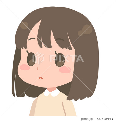 おちょぼ口の女の子 86930943