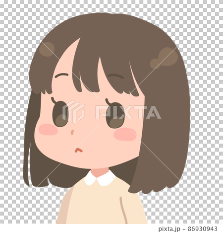 おちょぼ口の女の子 86930943