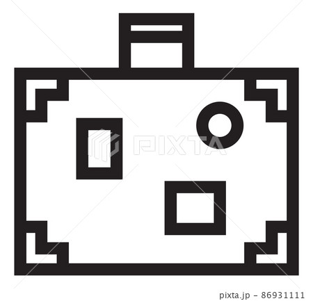 Suitcase icon. Tourist luggage symbol. Travel bag Suitcase icon. Tourist luggage symbol. Travel bag 86931111