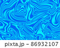 青と水色のマーブル 86932107
