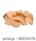 potato chips on a white background. realistic vector illustration 86934476