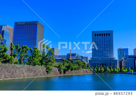 【東京の都市風景】皇居周辺の風景 86937293