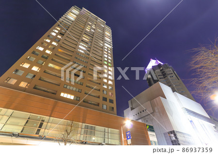 新潟市　超高層マンションと商業複合ビルNEXT21 86937359