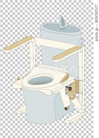 立ち上がり補助のための昇降便座、トイレリフト、電動便座、排泄の福祉用具 86938527
