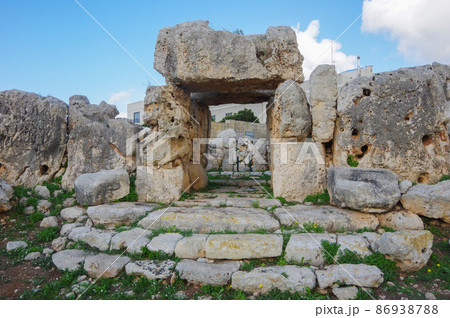 マルタの古代巨石神殿タ・ハジュラット遺跡 マルタの古代巨石神殿タ・ハジュラット遺跡 86938788