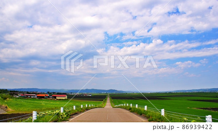 直線道路 (北海道十勝管内) 直線道路 (北海道十勝管内) 86939422