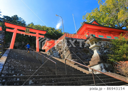 【和歌山県】熊野那智大社 一の鳥居 【和歌山県】熊野那智大社 一の鳥居 86943154