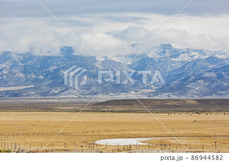 Beautiful country side view near highway 15, Utah Beautiful country side view near highway 15, Utah 86944582
