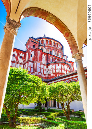 Milano, Italy - Church Santa Maria delle Grazie, Lombardia 86949605