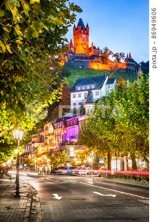 Cochem, Germany - Moselle River, travel landscape. Cochem, Germany - Moselle River, travel landscape. 86949606