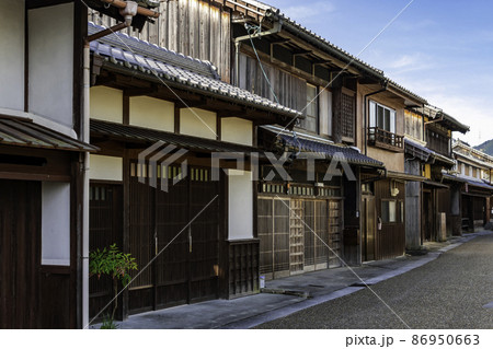 関宿 宿場町の町並み 三重県亀山市 関宿 宿場町の町並み 三重県亀山市 86950663