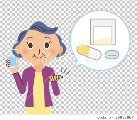 おばあさん　飲み薬　処方　薬 86952907
