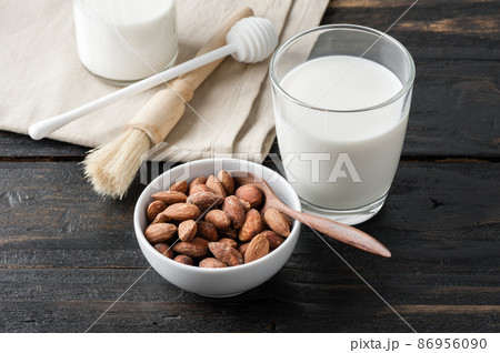 heap of almonds heap of almonds 86956090