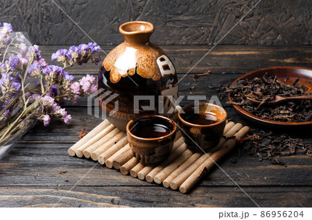 Japanese tea set 86956204