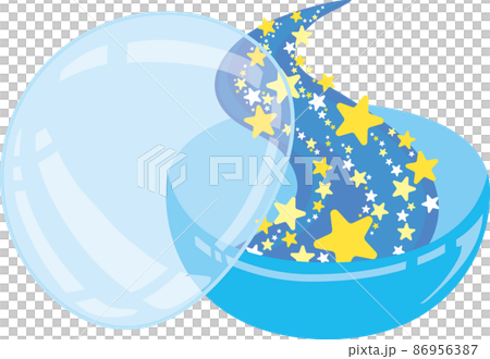 July Gachapon Capsule_Milky Way_Capsule Half Open July Gachapon Capsule_Milky Way_Capsule Half Open 86956387