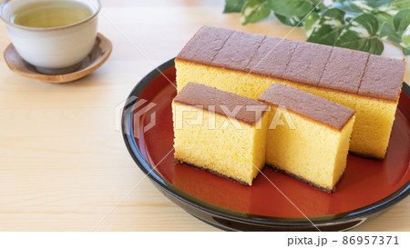 カステラと緑茶 カステラと緑茶 86957371