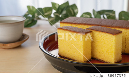 カステラと緑茶 カステラと緑茶 86957376