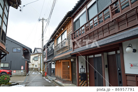 金沢の古い町並み 金沢の古い町並み 86957791