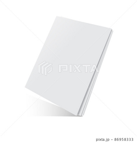 Mock up magazine, book, brochure or flyer. Vector 86958333