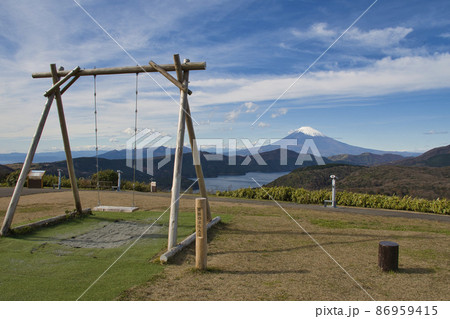 【神奈川県箱根町】大観山展望台からの眺め 【神奈川県箱根町】大観山展望台からの眺め 86959415