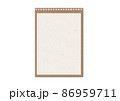 blank brown note paper background 86959711